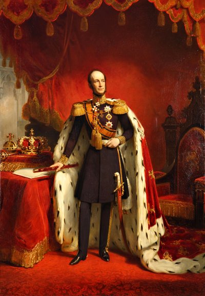 Portrait of William II of the Netherlands (1792-1849) by Nicolaas Pieneman